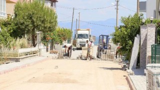 Güre’de yollar yenileniyor... Edremit Belediyesi