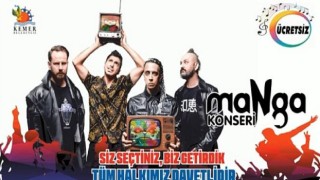 Ünlü Türk Rock Gurubu Manga Kemer’de Konser Verecek