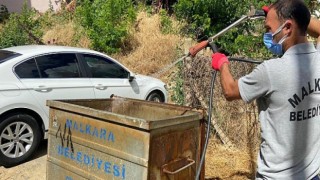Çöp Konteynerleri Yıkama ve Dezenfekte Çalışmaları Devam Ediyor
