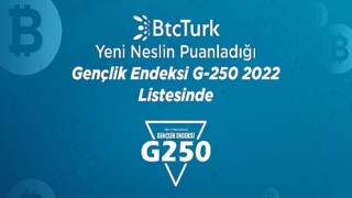 BtcTurk, Gençlik Endeksi G-250’de 52’inci, kriptopara sektöründe 2’inci sırada yer aldı