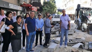Batur’dan sokak yenileme çalışmalarına yerinde inceleme