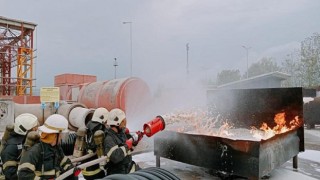 Büyükşehir İtfaiyesinden Tersan ekiplerine eğitim