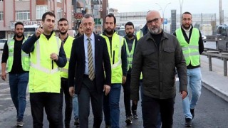 Başkan Büyükakın, D-100 kuzey yan yol genişletme projesini inceledi