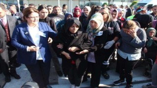 Minik Ecrin ve babasına gözyaşları ile veda!