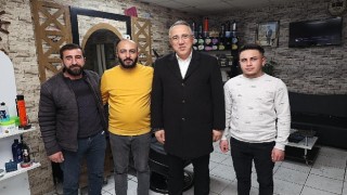 Başkan Savran, Mustafa Parmaksız Caddesi'ndeki Esnafları Ziyaret Etti
