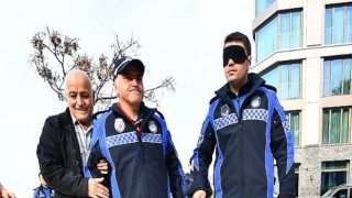 Engelli parkurunda zorlu anlar