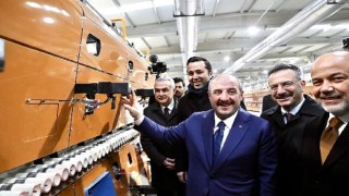 QUA Granite'in yeni üretim hatları Sanayi Bakanı Mustafa Varank'ın katılımıyla açıldı