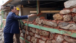 Filiboz Mescidi Hisar'da yükseliyor
