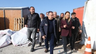 Başkan Böcek deprem bölgesi Gaziantep'te