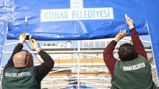Konak Belediyesi Kahramanmaraş'ta 100 ailelik çadırkent kuruyor