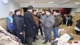 Menderes Belediyesi depremzedelerin yanında