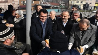 Osmangazi'de 1 tonluk hamsi festivali