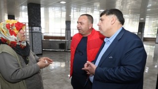 Özkan ”Depremzede misafirlerimizi ziyaret ettik”