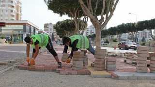 Termesos Bulvarı kaldırımı yenileniyor