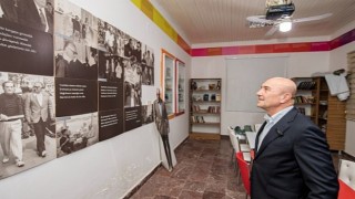 Başkan Soyer usta edebiyatçıyı ölüm yıl dönümünde doğduğu köyde andı