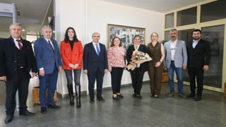 Ege Bölgesi Sivas ve Erzincan Dernekleri Federasyonu&#39;ndan Başkan Çerçioğlu'na Nezaket Ziyareti
