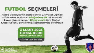 Futbol Tutkunu Aliağalı Gençler Yeteneklerini Gösterecek