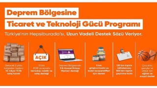 Hepsiburada Deprem Bölgesinde 2 yılda 10 milyar TL'lik Üretim ve Ticaret Hacmi Yaratacak
