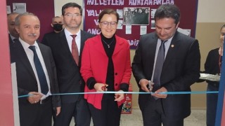 İzmir Cengiz Aytmatov Sosyal Bilimler Lisesinde ”Atatürk Kitaplığı” Açıldı