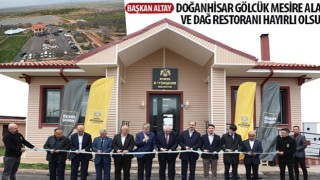 Başkan Altay: “Doğanhisar Gölcük Mesire Alanı ve Dağ Restoranı Hayırlı Olsun”