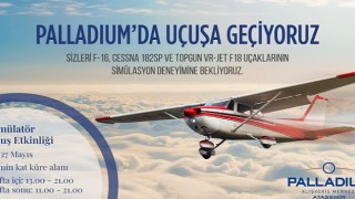 Simülatör uçaklarla uçuş deneyimi Palladium AVM'de