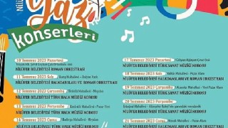 Nilüfer yaz konserleri ile renklenecek