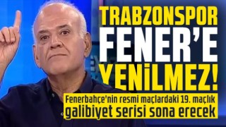 Ahmet Çakar: Trabzonspor Fenerbahçe'ye yenilmez