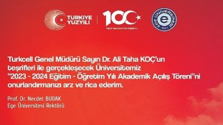 Ege Üniversitesi Akademik Yıl Açılış Töreni