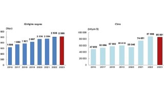 Tüik: Türkiye'de yerleşik girişimler tarafından yurt dışında kontrol edilen girişimlerin elde ettiği ciro 2023 yılında 85 milyar 801 milyon dolar oldu