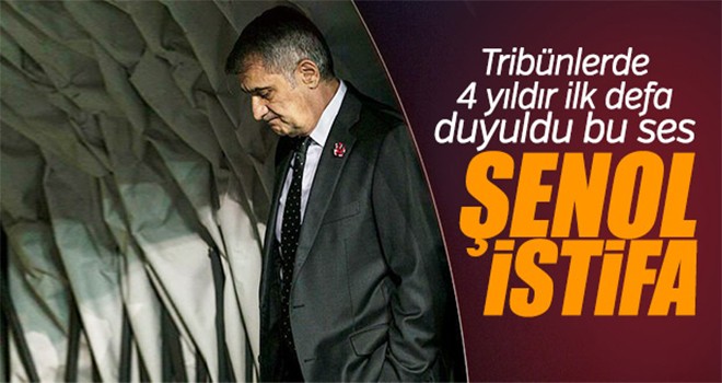 Vodafone Park'ta Şenol Güneş'e dev tepki!