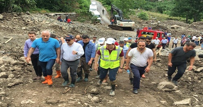 Araklı’da Hasar Tespit Çalışması Yapıldı