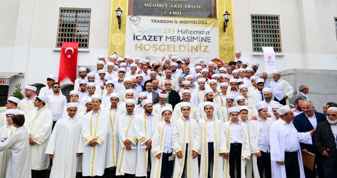 Trabzon'da 271 Hafız, İcazet Belgesi Aldı