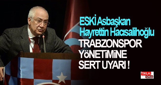 Hacısalihoğlu, “İmza için neyi bekliyorlar” dedi...