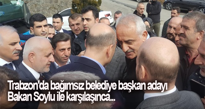 Bakan Soylu, Trabzon’da ilk mitingini Hayrat’ta yaptı