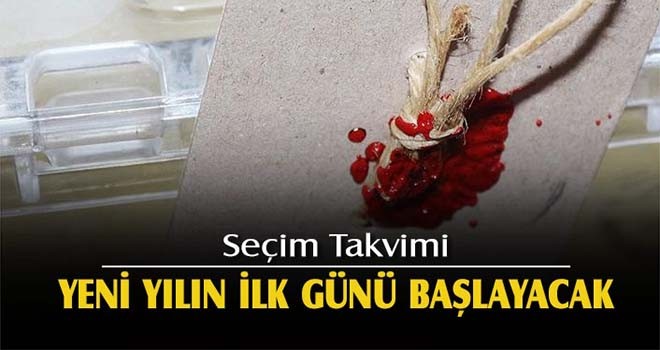 Seçim takvimi belli oldu
