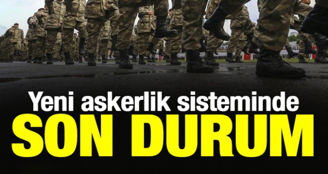 Yeni askerlik sistemi önümüzdeki cuma Meclis'ten geçecek